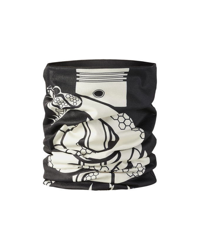 Tour De Cou Twisted Checkers Neck Tube - Age Of Glory Black/Red Taille